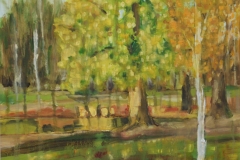 Autumn Trees in Meanwood I- 54x34 - 2022